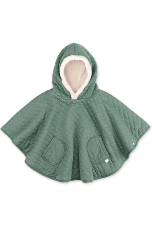 Bemini Reisponcho - 9-36m - Pady quilted + teddy - Green