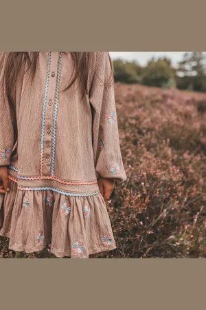 Your Wishes Wavy Flowy Dress Jurken Meisjes - Kleedje - Rok - Jurk -