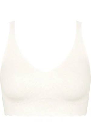 Sloggi Dames ZERO Feel Bliss Bralette Silk White
