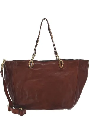 Campomaggi Leren Shopper Schoudertas Everyday Leather Bag Shopping Bag Bruine
