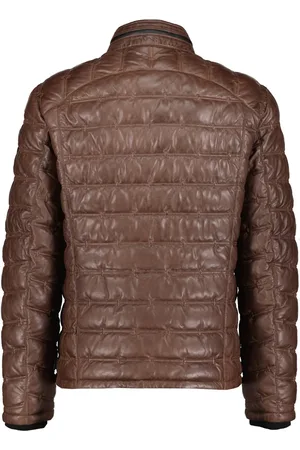 Donders Raptor Leather Puffer Jacket