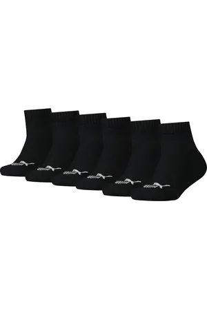 PUMA 6 PACK KIDS Quarter Socks sneakermaat 27 - 38 voor meisjes en jongens
