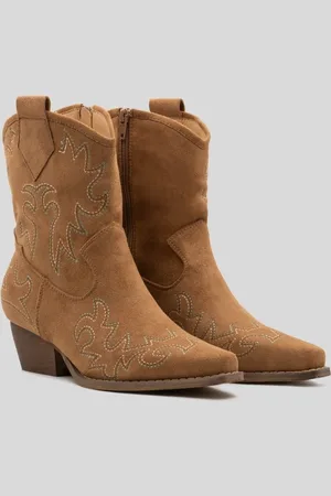 Buonarotti Dames Cowboylaarzen Kort - - Suedine