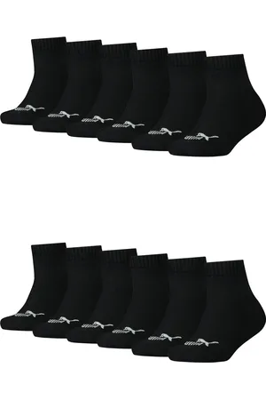 PUMA 12 PACK KIDS Quarter Socks sneakermaat 27 - 38 voor meisjes en jongens
