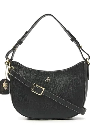 dR Amsterdam Schoudertas | Schoudertas dames | Crossbody tas dames | Handtassen dames | Leren schoudertas | Mint - 1103777 Black