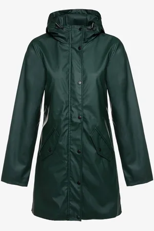 Mountain peak Lange gevoerde dames regenjas