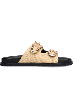 Sacha Dames - raffia slippers