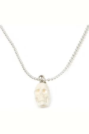 IBIZA MEN MENS JEWELLERY Jongens ketting rvs ballchain schedel XL van bone