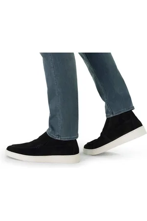 Manfield Heren - Zwarte suède boots