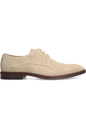 Manfield Heren - suède veterschoenen