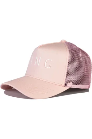 King Apparel Leyton Curved Trucker cap - Blush