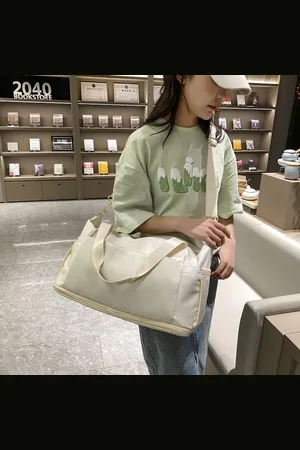 Merkloos Reistas voor vrouwen Sporttas Handbagage Weekendtas Zwemtas Waterdichte reistas Duffeltas Fitness tas Vrouwen ziekenhuistas voor reizen Gym Vliegtuig, , reistas