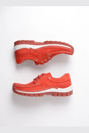 Wolky Dames Veterschoenen 04701 Fly Summer Rood