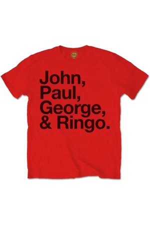 Beatles The - John, Paul, George & Ringo Heren T-shirt - S