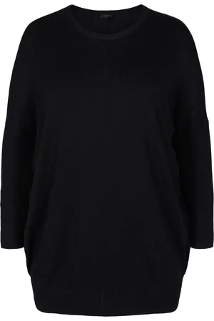 Zizzi MCARRIE L/S KNIT TUNIC Dames Tuniek