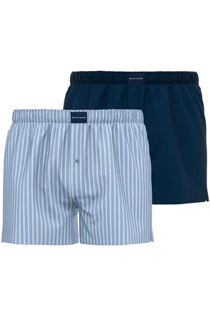 TOM TAILOR Geweven boxershorts Set van 2