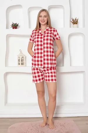 Merkloos Miss Merveille - Dames Pyjama Set - 100% Katoen - - L