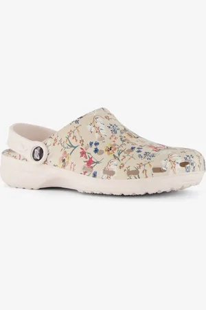Scapino Dames klompen met bloemenprint