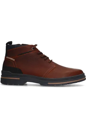 Manfield Heren - leren veterboots