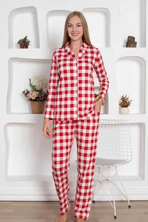 Merkloos Miss Merveille - Dames Pyjama Set - 100% Katoen - - M