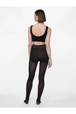 Pieces® Fleece thermo panty - Thermo legging - Fleece binnenkant - Warme thermobroek dames - L/XL