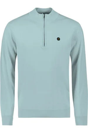No Excess Sweater met halve ritssluiting