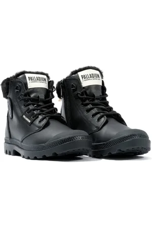 Palladium Pampa Hi Snow Warm dameslaarzen enkellaars leer 94380-008-M