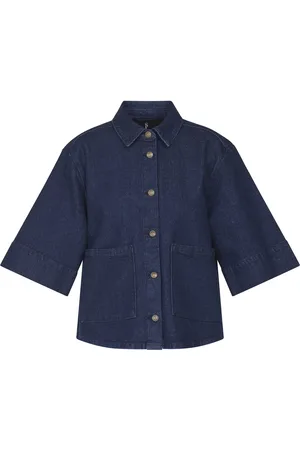 SisterS point Olea-ja8 - Dames jas - Unwashed Blue