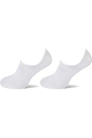 Basset 2-paar onzichtbare Footies bamboe - Lage bamboe sneakersokken - Kousenvoetjes voor dames en heren - 46