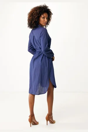 Mexx Linen Midi Dress Dames