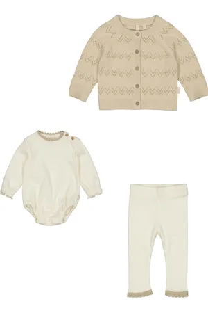 LEVV Baby set Vestje, Romper en Legging maat 56