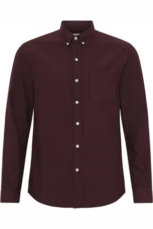 Colorful Standard Overhemd Bordeaux