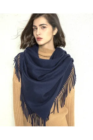Merkloos XL-200x70 Exclusieve Effen Dikke Warme 100% Wol Grote Sjaal - Onmisbaar voor de Winter