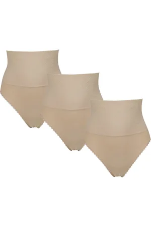 Merkloos 3-pack Dames corrigerende string J&C 3235 - maat L/XL
