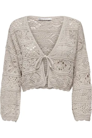 ONLY Vest Onlbeach Life 7/8 O-n Cardigan Knt 15257604 Pumice Stone Dames