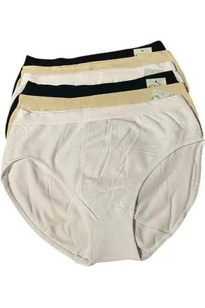 Merkloos Deluxe 6943 Dames Naadloze Katoenen - Microfiber Tailleslip 6 pack 2XL-3XL