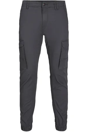 JACK & JONES Paul Lake Cargo loose fit - heren cargo broek - donkergrijs