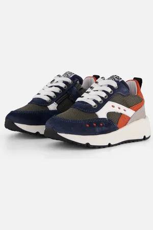 Develab Low Cut Sneakers Leer