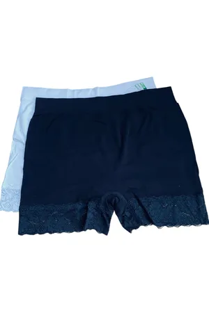 Merkloos Damesboxers - Boxershorts met kant - 6101 - Bamboe - Hoog model