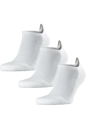 Falke Cool Kick Bundle 3P SN anatomische pluche zool functioneel garen sneakersokken unisex wit