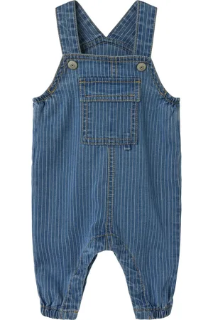 NAME IT Baby jongens tuinbroek DEVIN Medium Blue Denim . Regular Fit