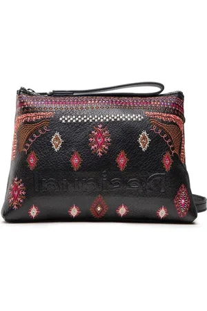 Merkloos TASCHE KLEIN SCHWARZ MIT MUSTER