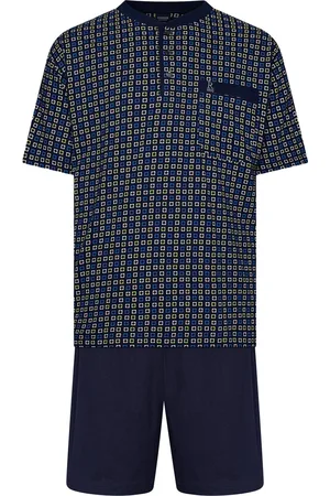 Robson Heren Shortama - Squares - - Katoen