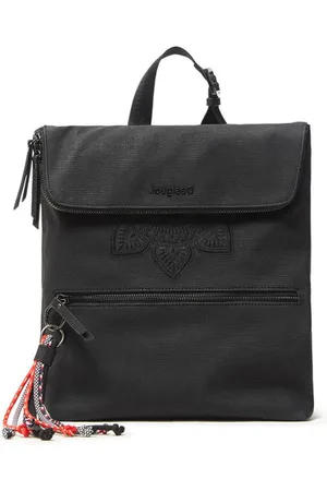 Desigual Vierkante uitbreidbare flap voor de rugzak