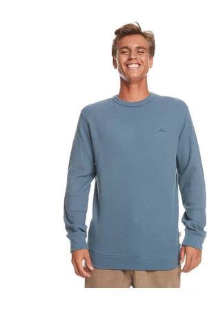 Quiksilver Flanders Waffle Crew Ronde Hals Sweater Grijs M Man