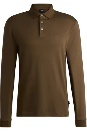 HUGO BOSS BOSS Pado regular fit polo lange mouw - jersey
