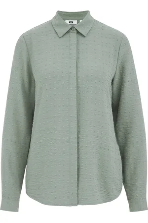 WE Fashion Dames blouse met structuur