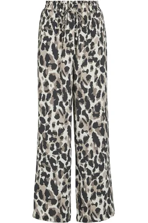 VILA Broek Vijosa Hw Wide Pants - Noos 14100308 Birch/astrid Dames