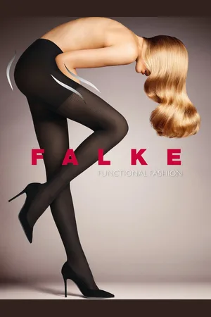 Falke Rib Shaping 50 DEN dames panty - graphite