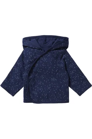 Noppies Naper Omkeerbaar Vest - Allover Print Black Iris - Mt. 68
